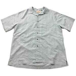 CARIBBEAN BUTTON UP BLUE SHIRT‎ | F1